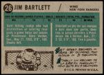 1958 Topps #26  Jim Bartlett  Back Thumbnail
