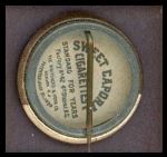 1910 Sweet Caporal Pins SM Roger Bresnahan  Back Thumbnail