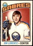 1976 O-Pee-Chee NHL #162  Jim Lorentz  Front Thumbnail