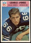 1966 Philadelphia #54  George Andrie  Front Thumbnail