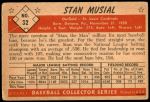 1953 Bowman #32  Stan Musial  Back Thumbnail