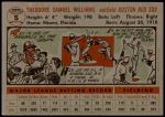 1956 Topps #5  Ted Williams  Back Thumbnail