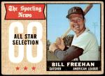 1968 Topps #375   -  Bill Freehan All-Star Front Thumbnail