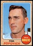 1968 Topps #266  Paul Popovich  Front Thumbnail