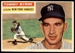 1956 Topps #215  Tommy Byrne  Front Thumbnail