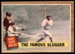 1962 Topps #138 GRN  -  Babe Ruth The Famous Slugger Front Thumbnail