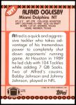 1990 Topps Traded #129 T Alfred Oglesby  Back Thumbnail