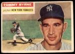 1956 Topps #215  Tommy Byrne  Front Thumbnail