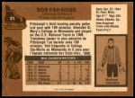 1975 O-Pee-Chee NHL #21  Bob Paradise  Back Thumbnail