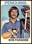 1975 O-Pee-Chee NHL #21  Bob Paradise  Front Thumbnail