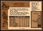 1975 O-Pee-Chee NHL #18  Gerry Hart  Back Thumbnail
