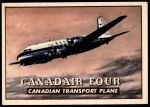 1952 Topps Wings #178   Canadair Four Front Thumbnail