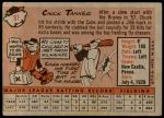 1958 Topps #91  Chuck Tanner  Back Thumbnail