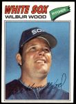 1977 Topps #198  Wilbur Wood  Front Thumbnail