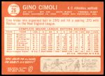 1964 Topps #26  Gino Cimoli  Back Thumbnail