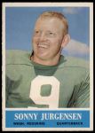 1964 Philadelphia #186  Sonny Jurgensen  Front Thumbnail