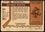 1973 O-Pee-Chee #147  Johnny Bucyk  Back Thumbnail