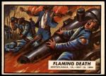 1962 Topps Civil War News #65   Flaming Death Front Thumbnail