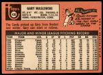 1969 Topps #438  Gary Waslewski  Back Thumbnail
