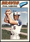 1977 Topps #615  Phil Niekro  Front Thumbnail