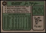 1974 Topps #85  Joe Morgan  Back Thumbnail