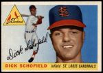 1955 Topps #143  Dick Schofield  Front Thumbnail
