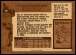 1975 O-Pee-Chee NHL #151  Paulin Bordeleau  Back Thumbnail