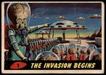 1962 Mars Attacks #1   The Invasion Begins  Front Thumbnail