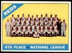 1966 Topps #59   Reds Team Front Thumbnail