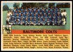 1956 Topps #48   Colts Team Front Thumbnail