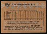1988 Topps #380  Joe Magrane  Back Thumbnail