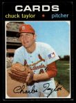 1971 Topps #606  Chuck Taylor  Front Thumbnail
