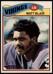 1977 Topps #84  Matt Blair  Front Thumbnail