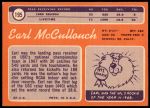 1970 Topps #195  Earl McCullough  Back Thumbnail