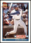 1991 Topps #640  Andre Dawson  Front Thumbnail