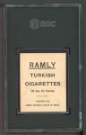1909 T204 Ramly  Amby McConnell  Back Thumbnail