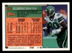 1994 Topps #282  Brad Baxter  Back Thumbnail