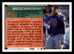 1994 Topps #297  Bruce Armstrong  Back Thumbnail