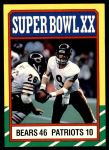 1986 Topps #8   Super Bowl XX Front Thumbnail