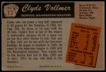 1955 Bowman #13  Clyde Vollmer  Back Thumbnail