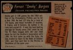 1955 Bowman #209  Smoky Burgess  Back Thumbnail
