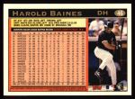 1997 Topps #46  Harold Baines  Back Thumbnail