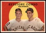 1959 Topps #408   -  Luis Aparicio / Nellie Fox Keystone Combo Front Thumbnail