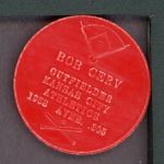 1959 Armour Coins #6  Bob Cerv  Back Thumbnail