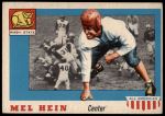 1955 Topps #28  Mel Hein  Front Thumbnail